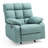 Stylish Teal Padded Armchair Recliner-1204920302