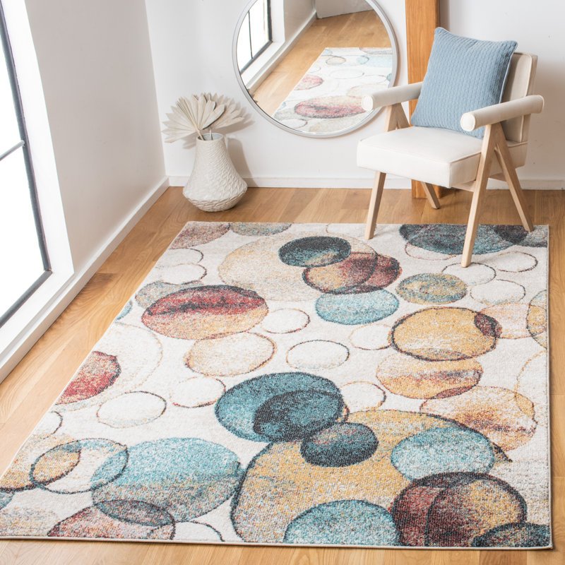 Jelliff Performance Geometric Rug, Rectangle 4'5" x 6'5"