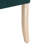 18.9'' Seat Height Mid Century Modern Dining Chairs With Solid Wood Legs, Upholstered Armless Dining Room Chair Side Chair For Kitchen Bedroom Reading Nook, Green Suede Velvet-1698421648-1697868380