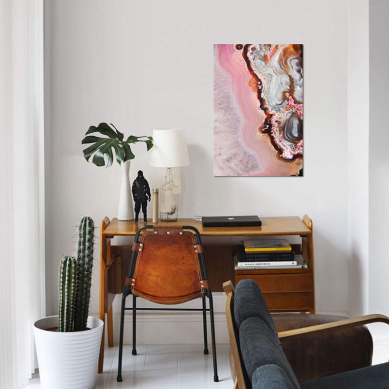 «Spring Agate», impression sur toile, H 12 po x l 8 po x P 0,75 po, Toile tendue, Pas de tapis