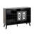 Matamoros Modern Dining Server Wood/Cappuccino
