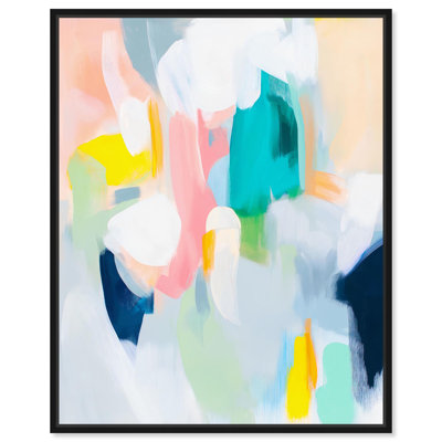 Layered Lush III Canvas Colourful Watercolor by Art Remedy