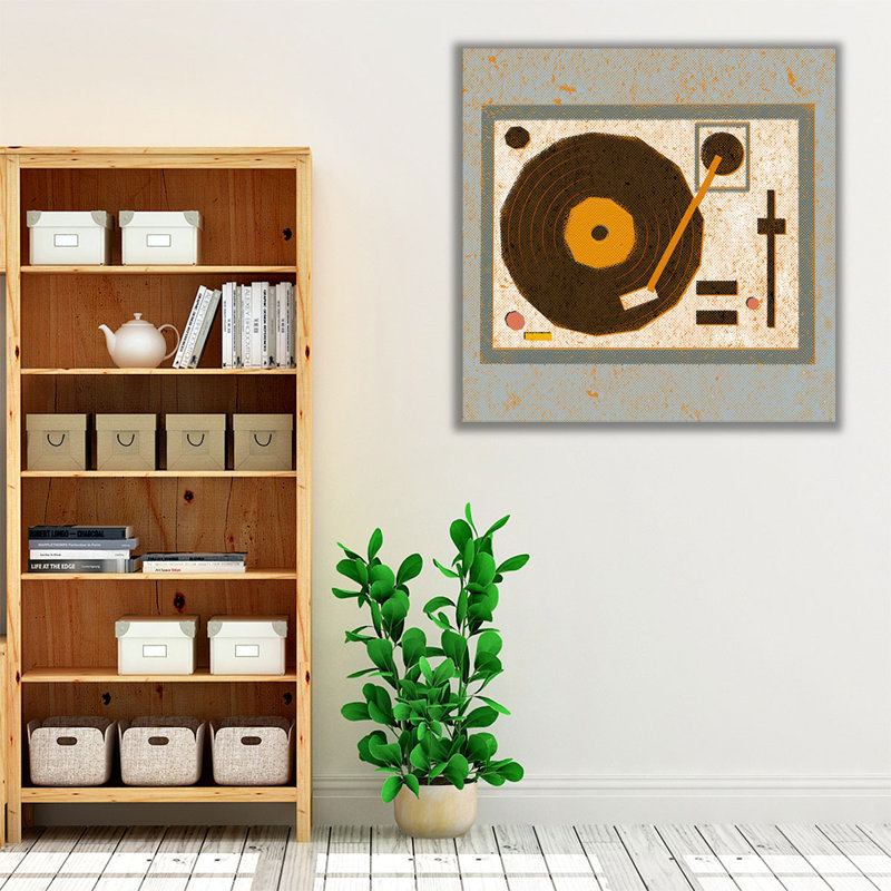 Bygone Beats I - reproduction d'art sur toile, H 12 po x l 12 po