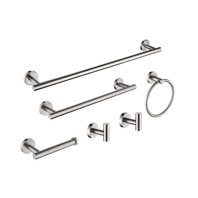 6 - Piece Bathroom Hardware Set