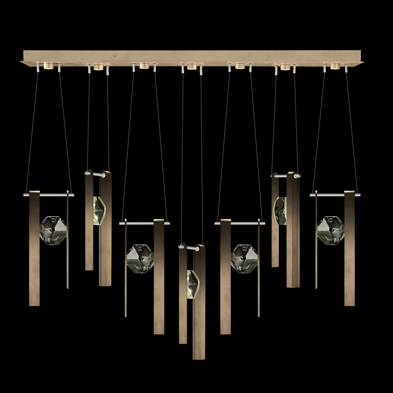 Aria 7 - Light LED Pendant, Soft Ombre Bronze