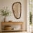 Solid Wood Asymmetrical Accent Mirror-1112668645-1112668571