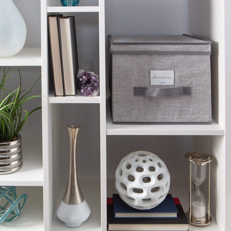 Simplify Fabric Bin, 9.84" H x 15.75" W x 11.81" D
