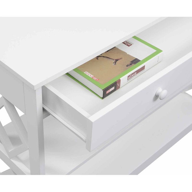 Console Dimson, Blanc, H 31,75 po x l 40 po x P 12 po