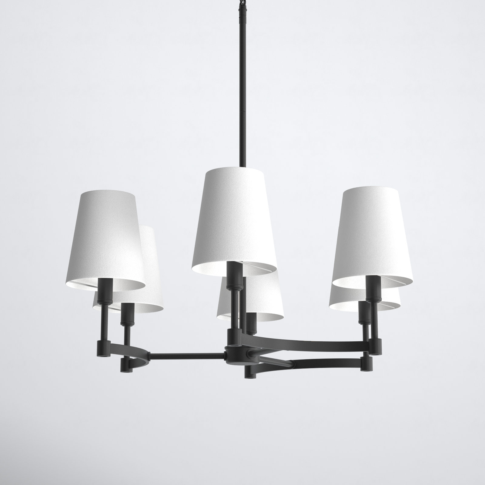 Triton 6-Light Chandelier, Black