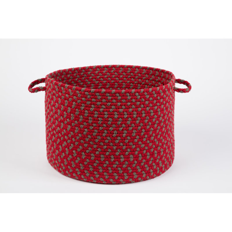 Panier Charlise, Brique rouge, H 12 po x l 18 po x P 18 po