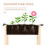 Akylah Wood Elevated Planter