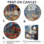 «Gray Blue Amusement Parks Midway Marvels», reproduction d'art mural de parcs d'attractions-1594416564-1594416565