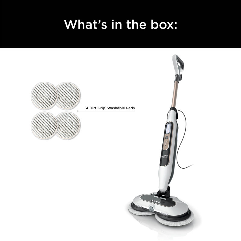 Shark Steam & Scrub with Steam Blaster Technology All-in-One Hard Floor Steam Mop with 3 Steam Modes & LED Headlights