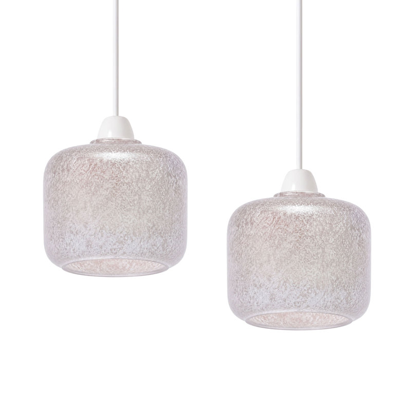 12cm H Glass Lamp Shade in Clear