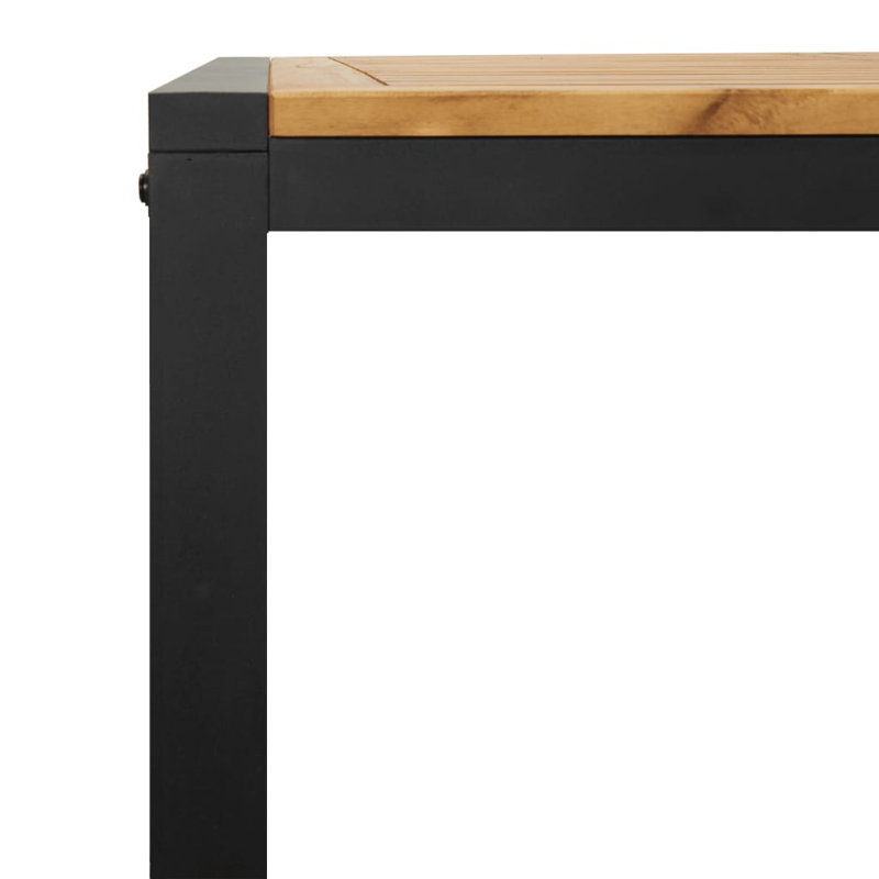 Acacia Outdoor Coffee Table, 31.5" W x 63" L x 29.5" H, Natural