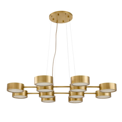 Wright Grid Chandelier