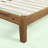 Solid Wood Platform Bed Frame King Size - No Box Spring Needed, Wood Slat Support, Easy Assembly