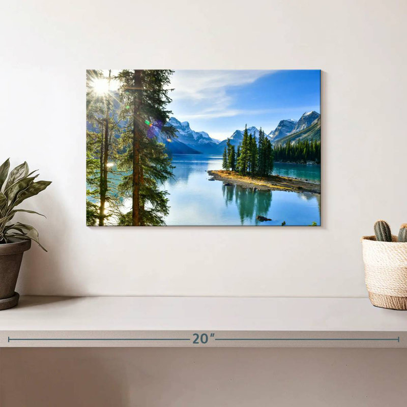 Alvord Sunny Maligne Lake, H 8 po x l 12 po