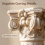Colonne décorative rétro gréco-romaine de 38 cm (15 pouces), pilier intérieur/extérieur pour mariage et décoration de table