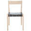 Chaise d'appoint en bois massif Cosme-453435655
