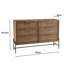 Kurban Solid Wood 150 cm W Chest of 6 Drawers