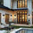 Schlegel Black/Clear Seeded Glass Outdoor Wall Lantern-859446320