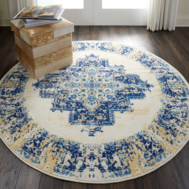 Oriental Area Rug, Round 244cm