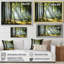 «Sunny Morning Magic Forest III - Forest», reproduction d'art sur toile-613232685-639112239-639112236