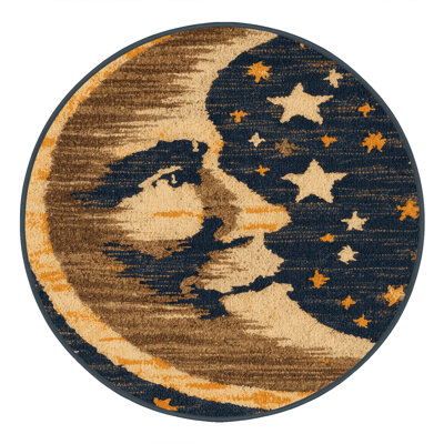 Washable Harvest Moon Farm Area Rug