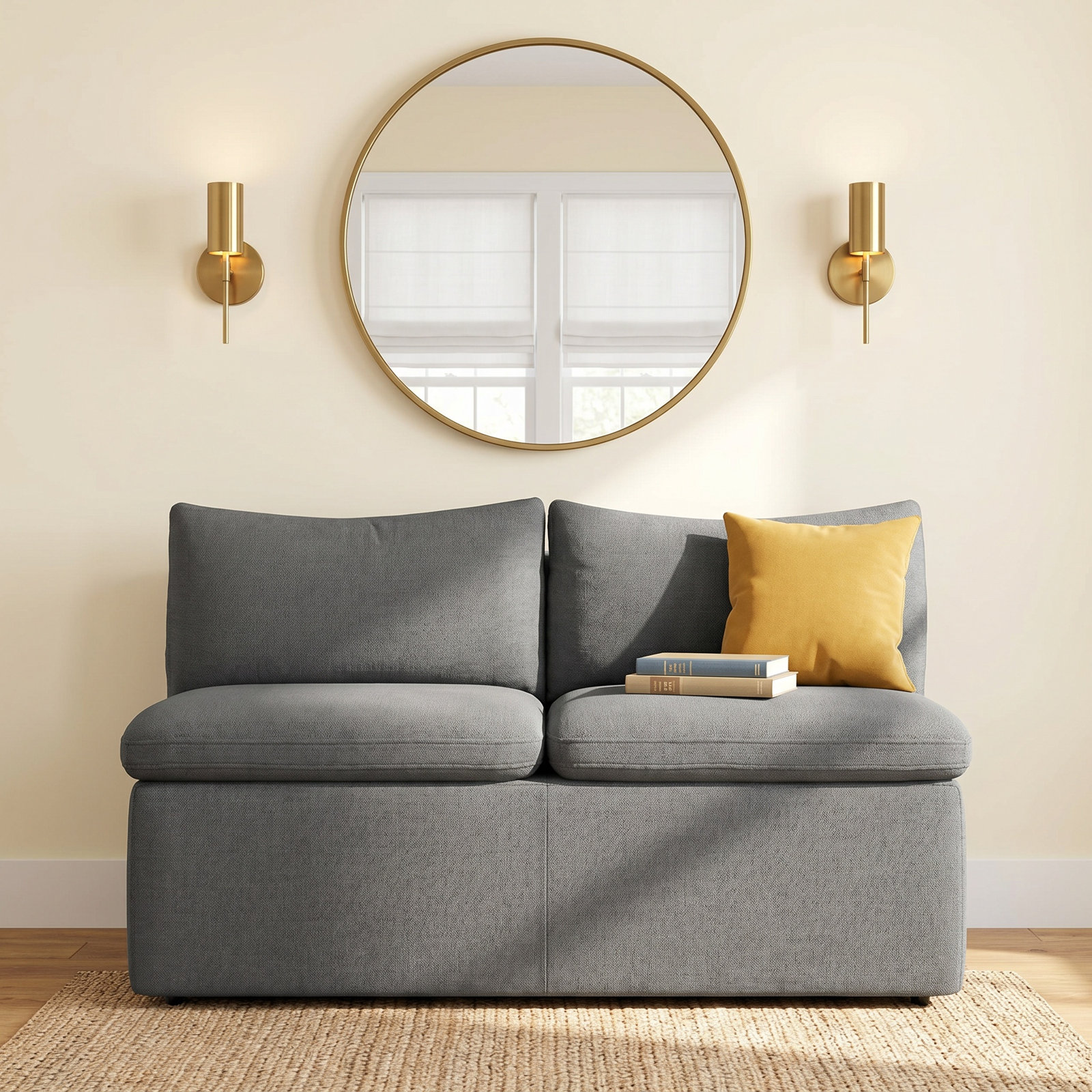 Alayaa Storage Dining Bench, Effie Indigo Linen