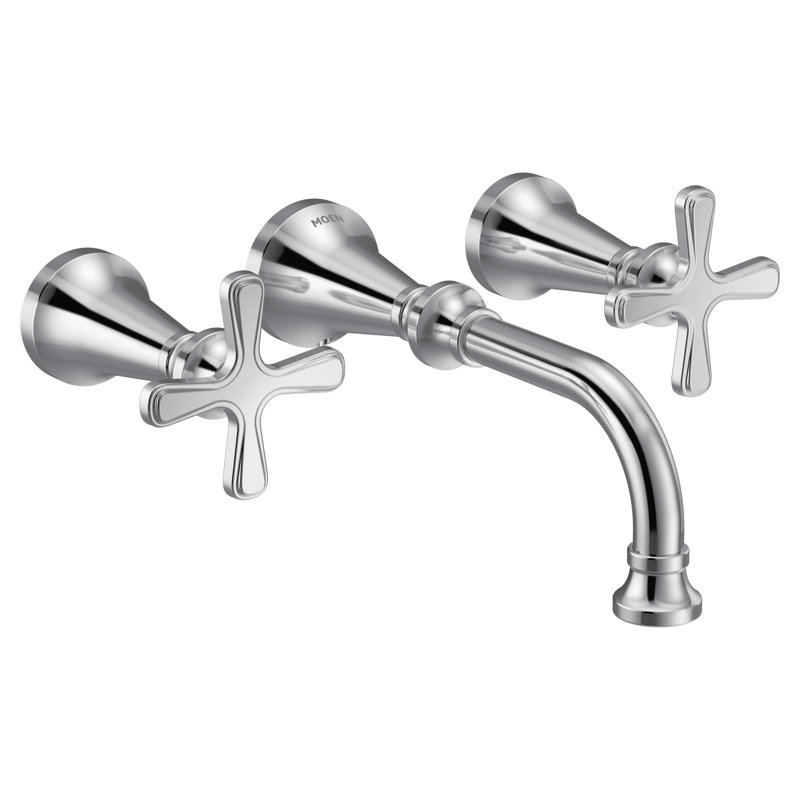 Moen Colinet Wall Mounted Bathroom Faucet Trim Kit, Valve Required, Chrome