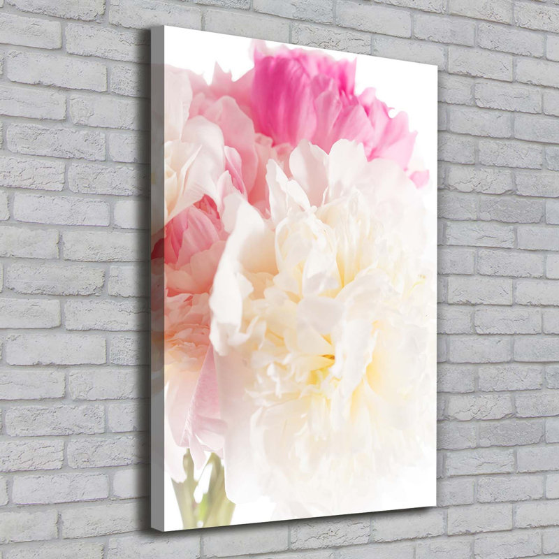 Peony 1 Piece Wrapped Canvas Wall Art