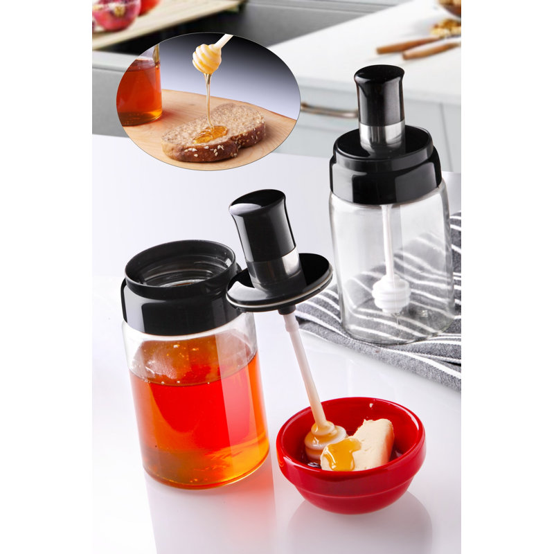 8,8 oz Distributeur de sirop en verre