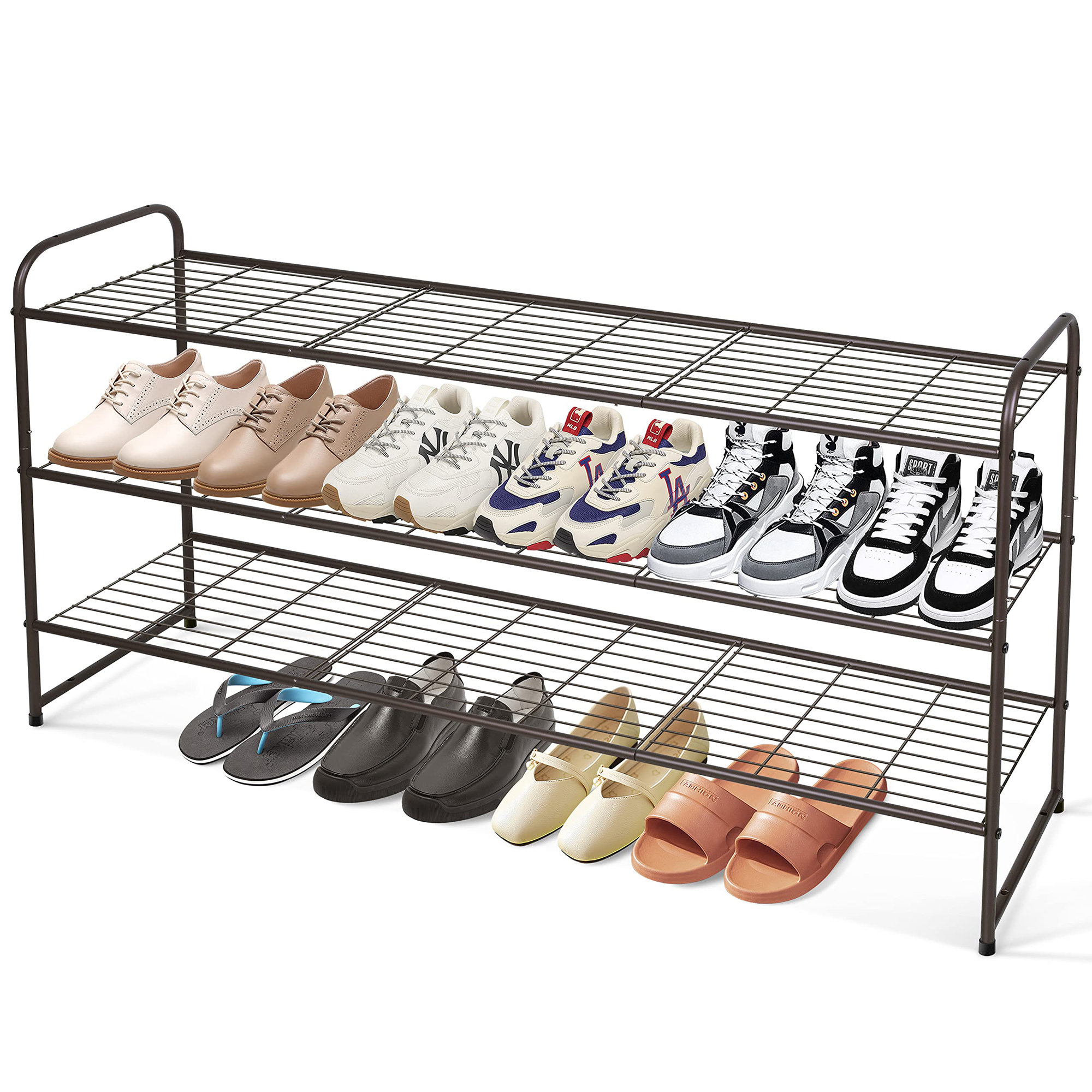 Rebrilliant 24 Pair Shoe Rack | Wayfair
