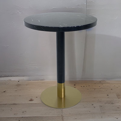 Rayma Round Marble Top Metal Base Dining Table