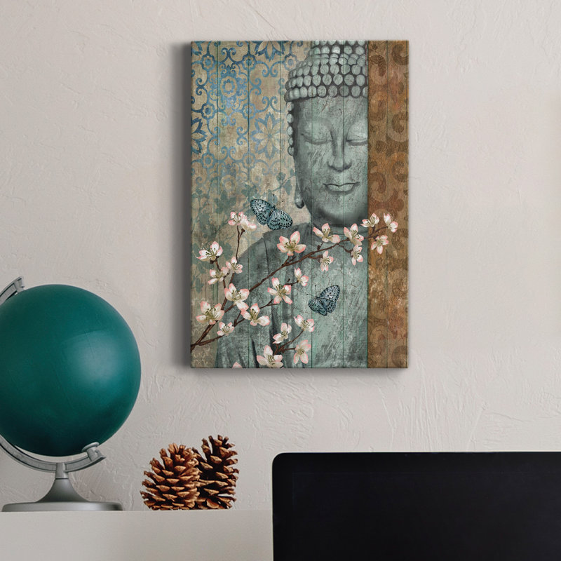 Buddha - Wrapped Canvas Print, 27" H x 18" W x 1" D