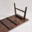 Solid Wood Coffee Table with Storage Shelf Foldable Design