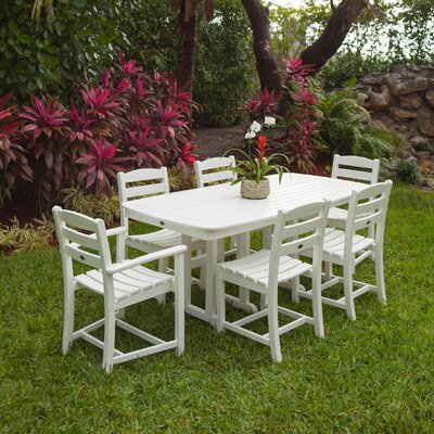 La Casa CafÃ© 7-Piece Dining Set -  POLYWOODÂ®, PWS131-1-WH