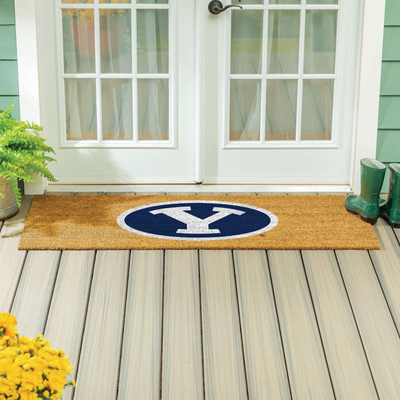 Très grand tapis couleur coco Brigham Young University, 60 po x 24 po