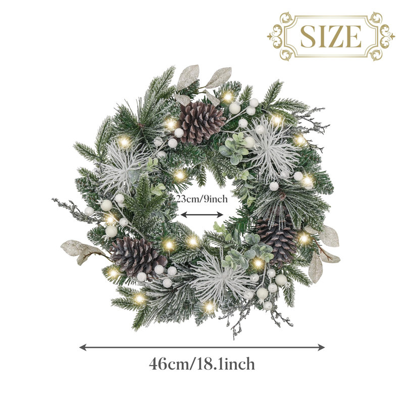 18 inch/45cm Christmas wreath