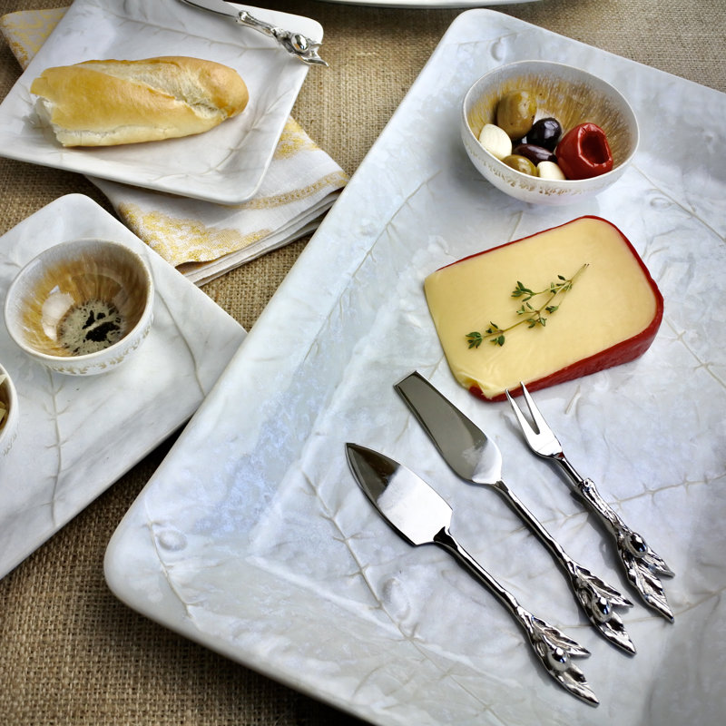 Amreena Stainless Steel Cheese Serving Set