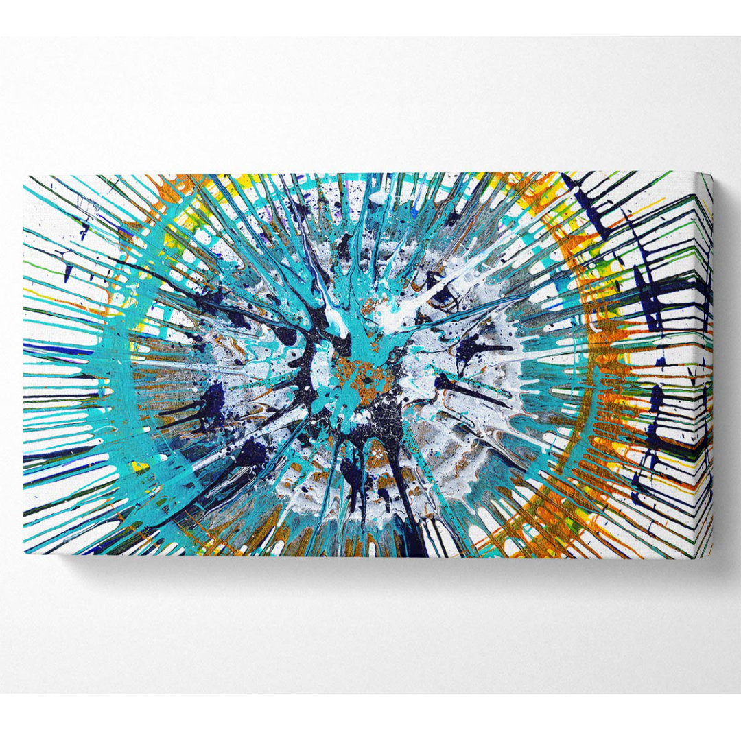 Shelese Star Explosion 3 - Wrapped Canvas Kunstdrucke