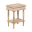 Table d'appoint de salon en bois Patpre
