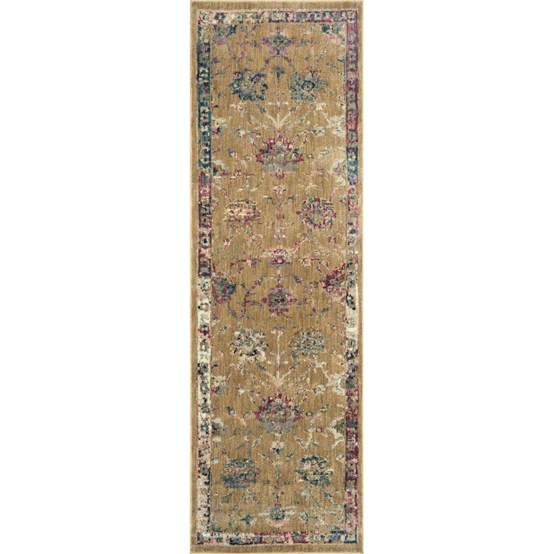 Febbas Performance Oriental Indoor Rug, Runner 2'7" x 8'
