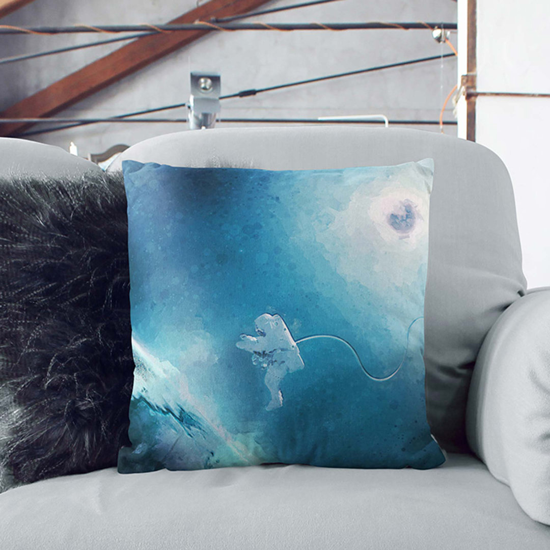 Astronaut by the Moon Cushion with Filling