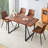 Rectangular Pedestal Dining Table Set-1957437704