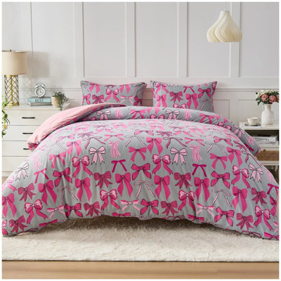 Polyester Duvet Cover Set with Pillowcases