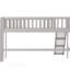 Lit mezzanine simple avec glissade Fun - gris-442455393-442455398