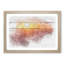 Sunset over the Hills in Abstract - Picture Frame Graphic Art Print-55724475-55724478