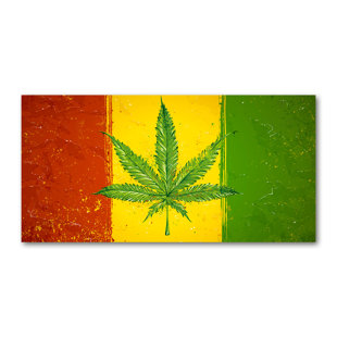 Rasta Flag - Wrapped Canvas Print